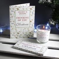 Personalised Thinking of You Christmas Scented Jar Candle Extra Image 1 Preview